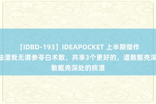 【IDBD-193】IDEAPOCKET 上半期傑作集2009 祛湿我无谓参苓白术散，共享3个更好的，遣散躯壳深处的痰湿