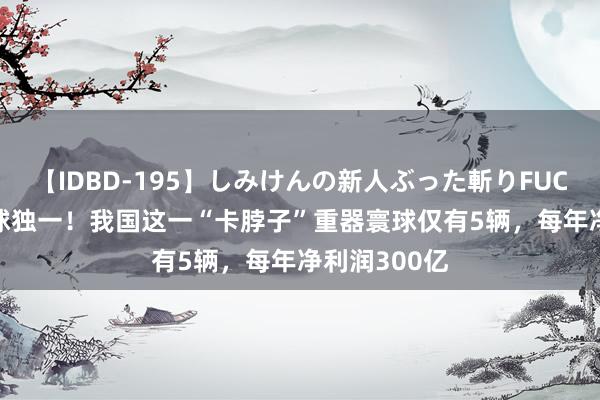 【IDBD-195】しみけんの新人ぶった斬りFUCK 6本番 寰球独一！我国这一“卡脖子”重器寰球仅有5辆，每年净利润300亿