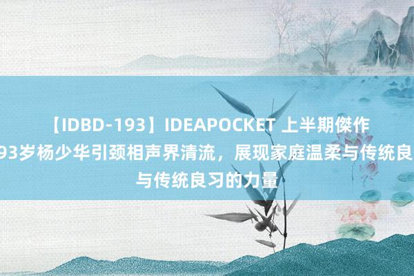 【IDBD-193】IDEAPOCKET 上半期傑作集2009 93岁杨少华引颈相声界清流，展现家庭温柔与传统良习的力量