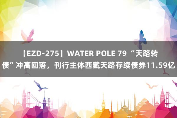 【EZD-275】WATER POLE 79 “天路转债”冲高回落，刊行主体西藏天路存续债券11.59亿