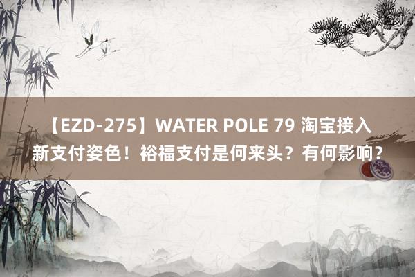 【EZD-275】WATER POLE 79 淘宝接入新支付姿色！裕福支付是何来头？有何影响？